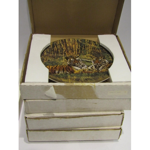 4403 - A box of collectors plates including Winnie the Pooh and off to the fields