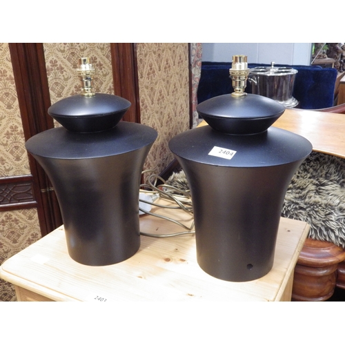 2404 - A pair of India Jane table lamps