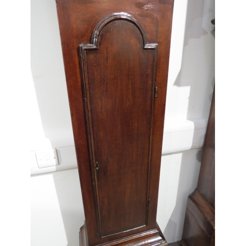 8004 - A mahogany longcase clock by Benjamin Lockwood of Swaffham, the ornate brass dial with silvered Roma... 