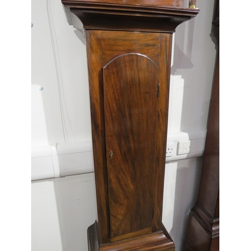 8005 - A Victorian mahogany cased longcase clock by Joseph Bell of Norwich, painted Roman numeral dial is c... 