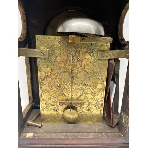 5012 - CONYERS DUNLOP OF LONDON (1725-1779): An 18th Century fruitwood striking and repeating bracket clock... 