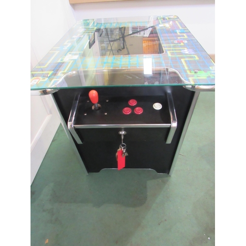 5006 - A Multi-Game two player cocktail arcade machine programmed with 60 games. 73.5cm long x 56cm wide x ... 