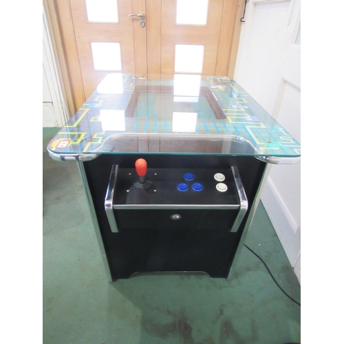 5006 - A Multi-Game two player cocktail arcade machine programmed with 60 games. 73.5cm long x 56cm wide x ... 