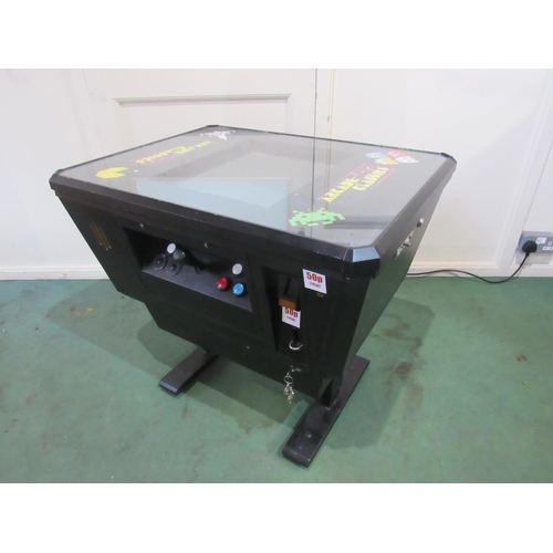 5007 - An Arcade Classics two player cocktail arcade machine, programmed with 60 games, in c.1980 vintage c... 