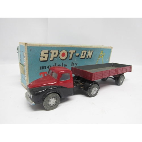 5121 - Five repainted Triang Spot-On diecast model commercial vehicles in original blue card boxes, to incl... 