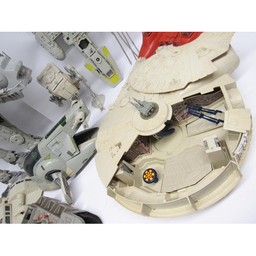 5014 - A collection of loose and playworn vintage LFL Kenner/Palitoy Star Wars vehicles to include Milleniu... 