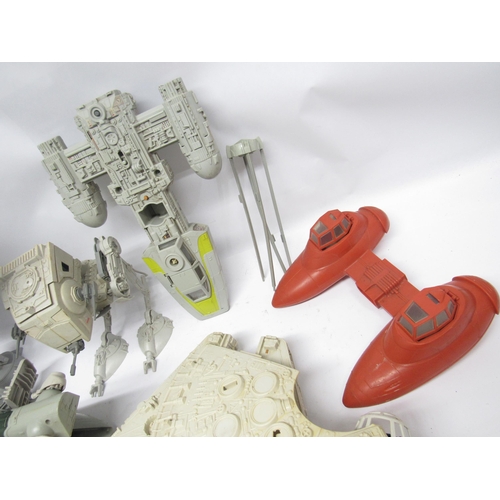 5014 - A collection of loose and playworn vintage LFL Kenner/Palitoy Star Wars vehicles to include Milleniu... 