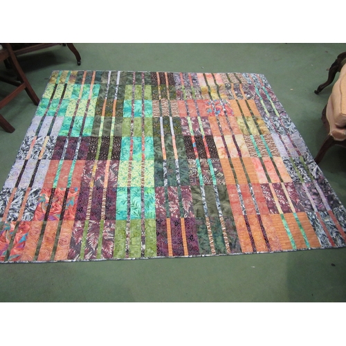 4192 - Two handmade double patchwork quilts