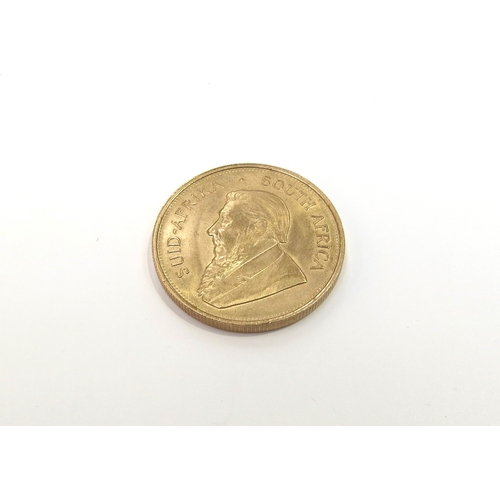 6193 - A 1975 South African gold Krugerrand, 1oz fine gold