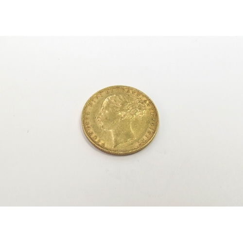 6195 - A 1878 gold sovereign