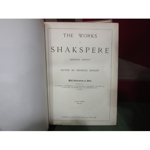 4109 - The Works of Shakespeare, Imperial edition edited by Charles Knight, London, JS Virtue, Circa 1873-1... 