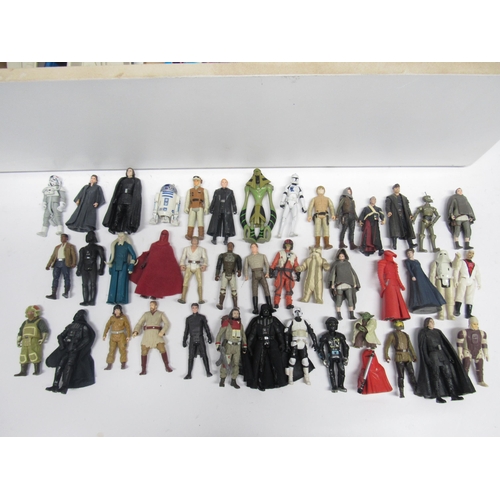 5021 - A collection of carded and loose Star Wars figures, ERTL diecast Batman Batmobile, Hot Wheels Honda ... 