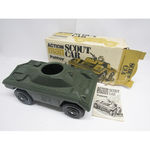 5081 - Three vintage boxed Palitoy Action Man vehicles to include 34718 Trailer with drop down tailboard an... 