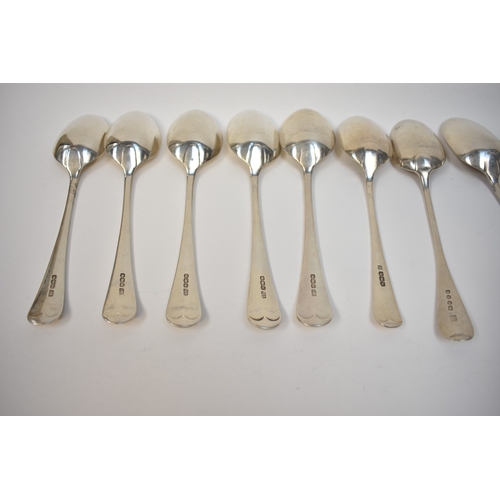 8149 - Fifteen old English pattern silver spoons, six by Holland, Son & Slater, London 1883, six by Atkin B... 