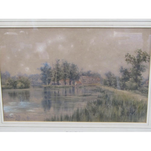 1022 - S. J. BATCHELDER (1849-1932): A watercolour entitled Horstead Mill, Norfolk, signed lower left, fram... 