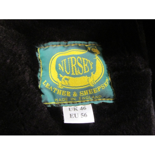 1038 - A Nurseys gent's sheepskin coat, UK 46