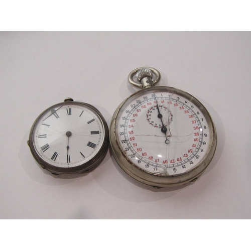 1228 - A group of silver pocket watches including an 