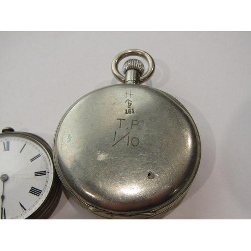 1228 - A group of silver pocket watches including an 