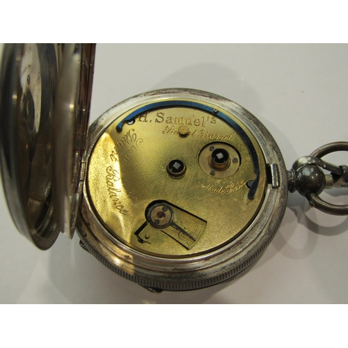 1228 - A group of silver pocket watches including an 