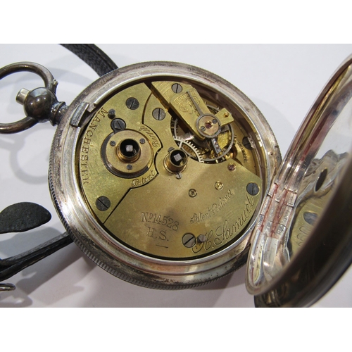 1228 - A group of silver pocket watches including an 