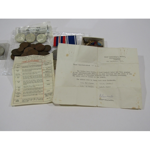 1229 - A group of medals awarded to chief superintendent Eric K Hooper including an Exemplary police servic... 