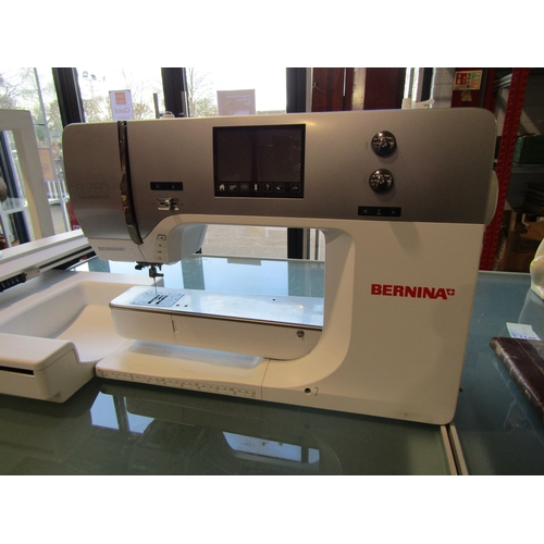 1149 - A. Bernina B750 Qilters Edition electric sewing machine with accessories, lead, pedal and box. Scree... 