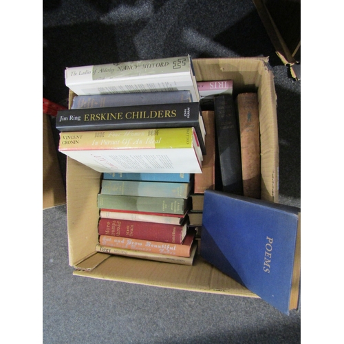 1179 - Two boxes of poetry books including Ted Hughes 'Crow', 'Birthday Letters', etc., plus others W H Aud... 