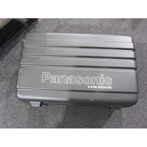 1391 - A Panasonic VHS camcorder, cased