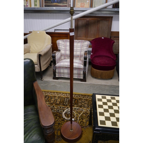 2343 - A 1960's teak standard lamp