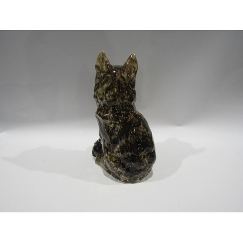 1356 - A Winstanley seated cat with long hair, size 4, 25cm tall