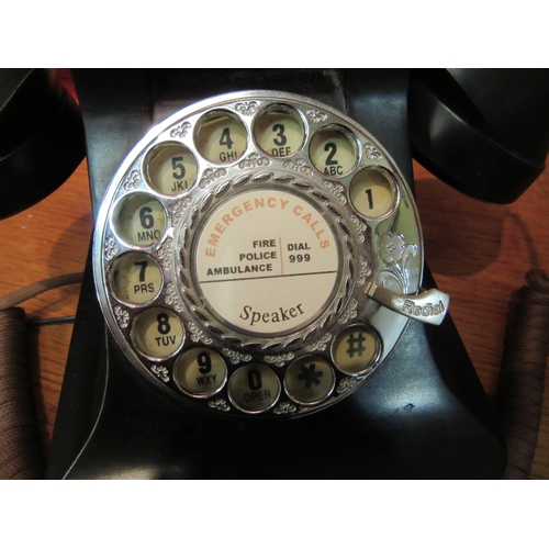 4110 - A retro black dial telephone