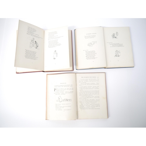 9071 - A.A. Milne, 3 titles: 'Now We Are Six', London, Methuen, 1927, 1st edition, illustrations by E.H. Sh... 