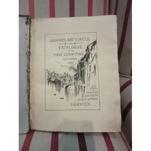 4011 - A Norwich Art Circle Catalogue of the First Exhibition held at The Society's Room, September 1885, a... 