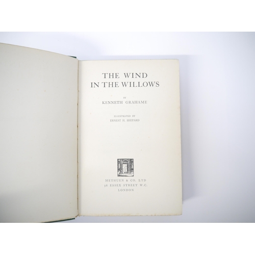 9072 - Kenneth Grahame; E.H. Shepard: ‘The Wind in the Willows’, London, Methuen, 1931, 1st edition with Sh... 