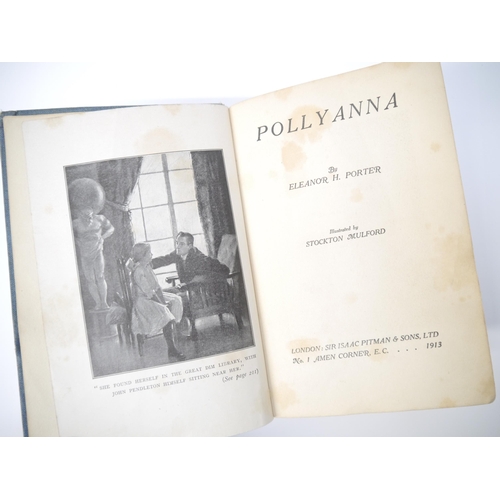 9075 - Eleanor H. Porter: ‘Polyanna’, London, Sir Isaac Pitman & Sons, 1913, 1st UK edition, 8 plates by St... 