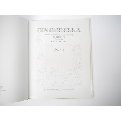 9079 - John Fowles; Sheila Beckett (illustrated): 'Cinderella, Adapted from Perrault's Cendrillon of 1697',... 