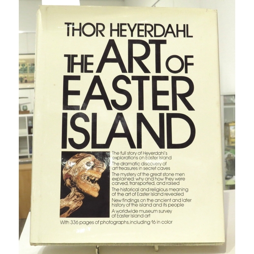 8268 - Single volume, Thor Heyerdahl, 'The Art of Easter Island', published London, George Allen & Unwin Lt... 