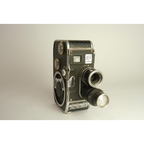 6073 - Two Bolex Raillard Cine 8 camcorders models Paillard B8 & 160 Marco Focus w/ two others (4) 

**Unte... 