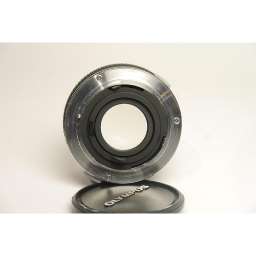 6038 - A Cased Olympus OM-4 (black) w/ Olympus Om-System Zuiko Auto-S 50mm f1.8 & Auto-W 28mm f2.8. Include... 