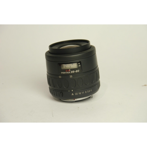 6028 - A Pentax ME Super 35mm w/Pentax-M Zoom 80-200mm F4.5 lens & A Pentax MZ-10 35mm SLR w/ Pentax-F 35-8... 