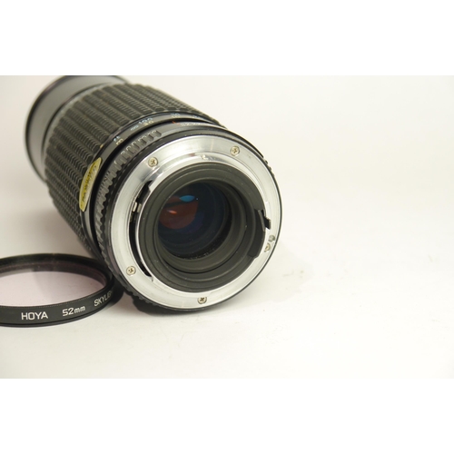 6028 - A Pentax ME Super 35mm w/Pentax-M Zoom 80-200mm F4.5 lens & A Pentax MZ-10 35mm SLR w/ Pentax-F 35-8... 