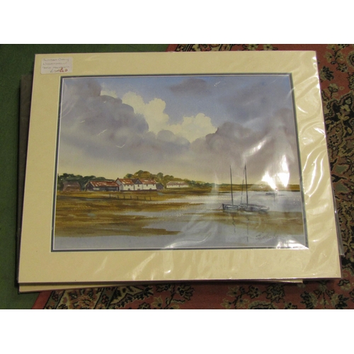 4390 - A selection of unframed pictures and prints including artist's proofs, Steve Hawthorn watercolour of... 