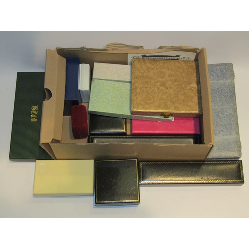 4412 - A box of empty jewellery boxes