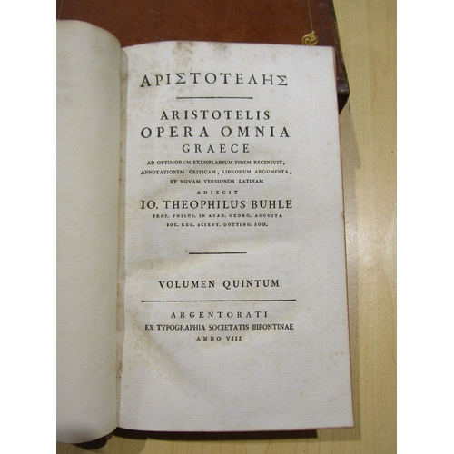 1362 - Two boxes of classics books, including Tacitus, 4 volumes; Livy, 10 volumes; Aristotle's works, 5 vo... 