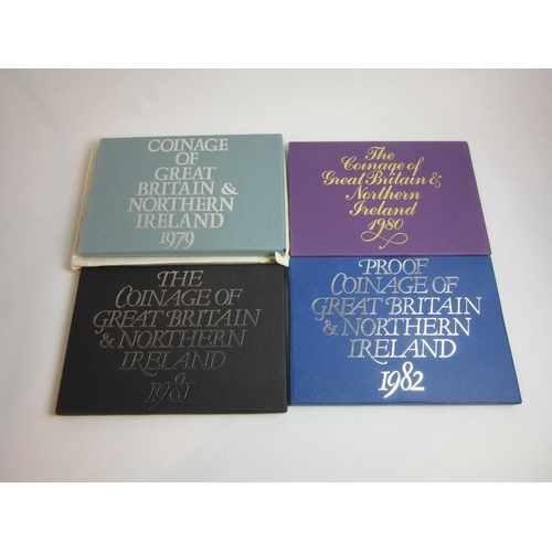 4299 - Thirteen Royal mint cased uncirculated coin sets from 1970 to 1982