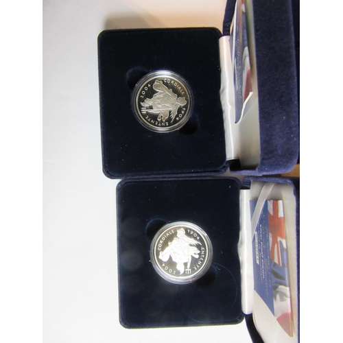 4305 - Two cased and boxed Royal mint 