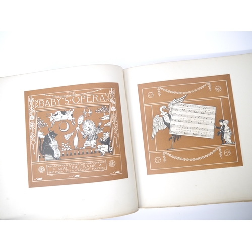 9059 - Walter Crane: ‘Triplets. Comprising The Baby's Opera, The Baby's Bouquet and The Baby's Own Aesop’, ... 