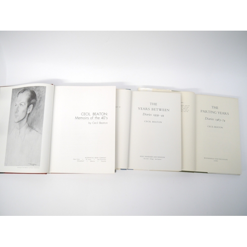 9048 - Cecil Beaton, 3 titles: 'The Years Between: Diaries 1939-44', New York, Holt, Rinehart & Winston, 19... 