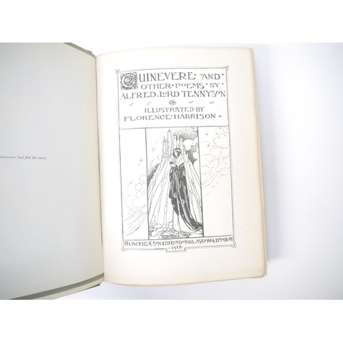 9052 - Florence Harrison (illustrated): 'Guinevere and Other Poems by Alfred Lord Tennyson', London, Blacki... 