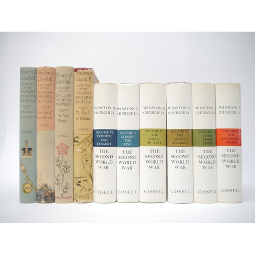 9334 - Winston Spencer Churchill: ‘The Second World War’, London, Cassell, 1964, 6th edition, 6 volumes, or... 